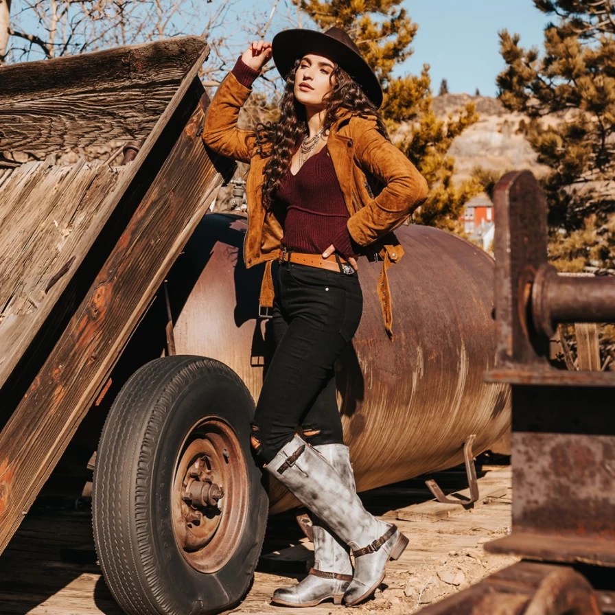 Freebird Stores Women's Roadey Boots in Ice Color - Stylish & Comfortable Footwear
