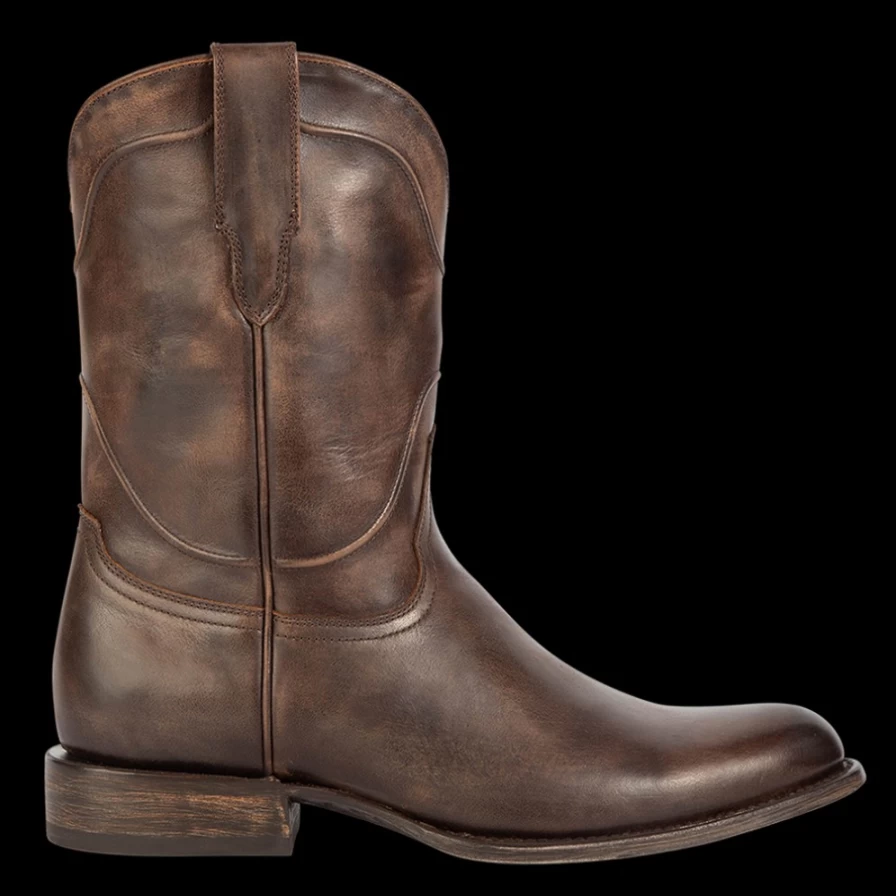 Freebird Stores Men's Outlaw Brown Distressed Leather Boots